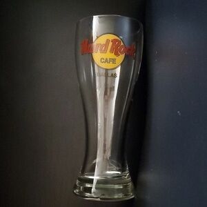 Hard Rock Cafe DALLAS Logo Pint Glass